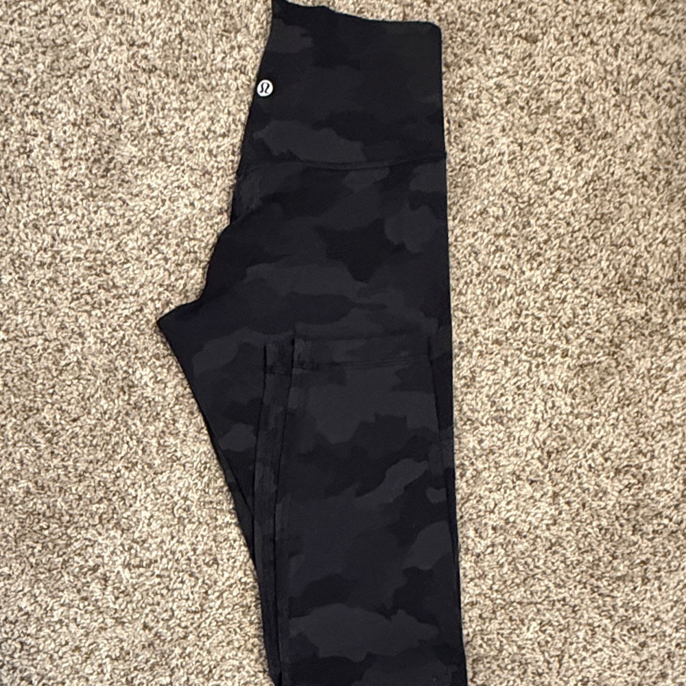 lululemon athletica Dark Camouflage Leggings